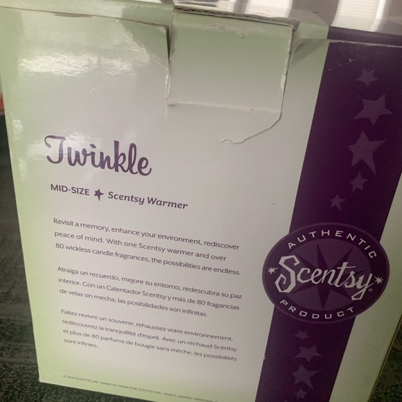 Scentsy Starry Night Electric Wax Warmer New in Box, Mid size - Picture 3 of 4